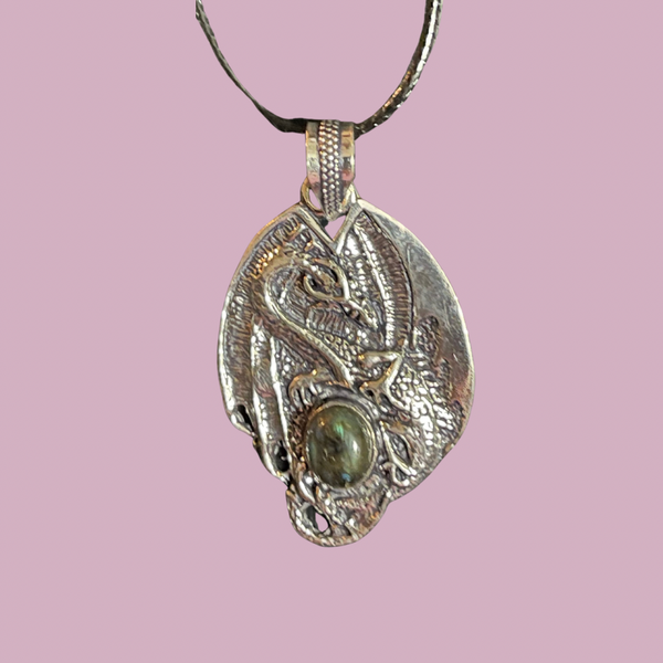 Dragon Crystal Stone Pendant