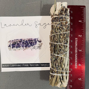 Lavender Sage Herb Wand