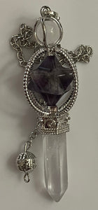 Merkaba Crystal Wand Pendulum