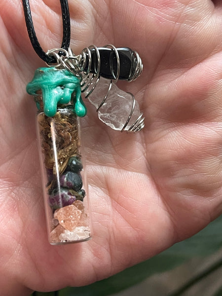 Custom Spell Bottle Pendant