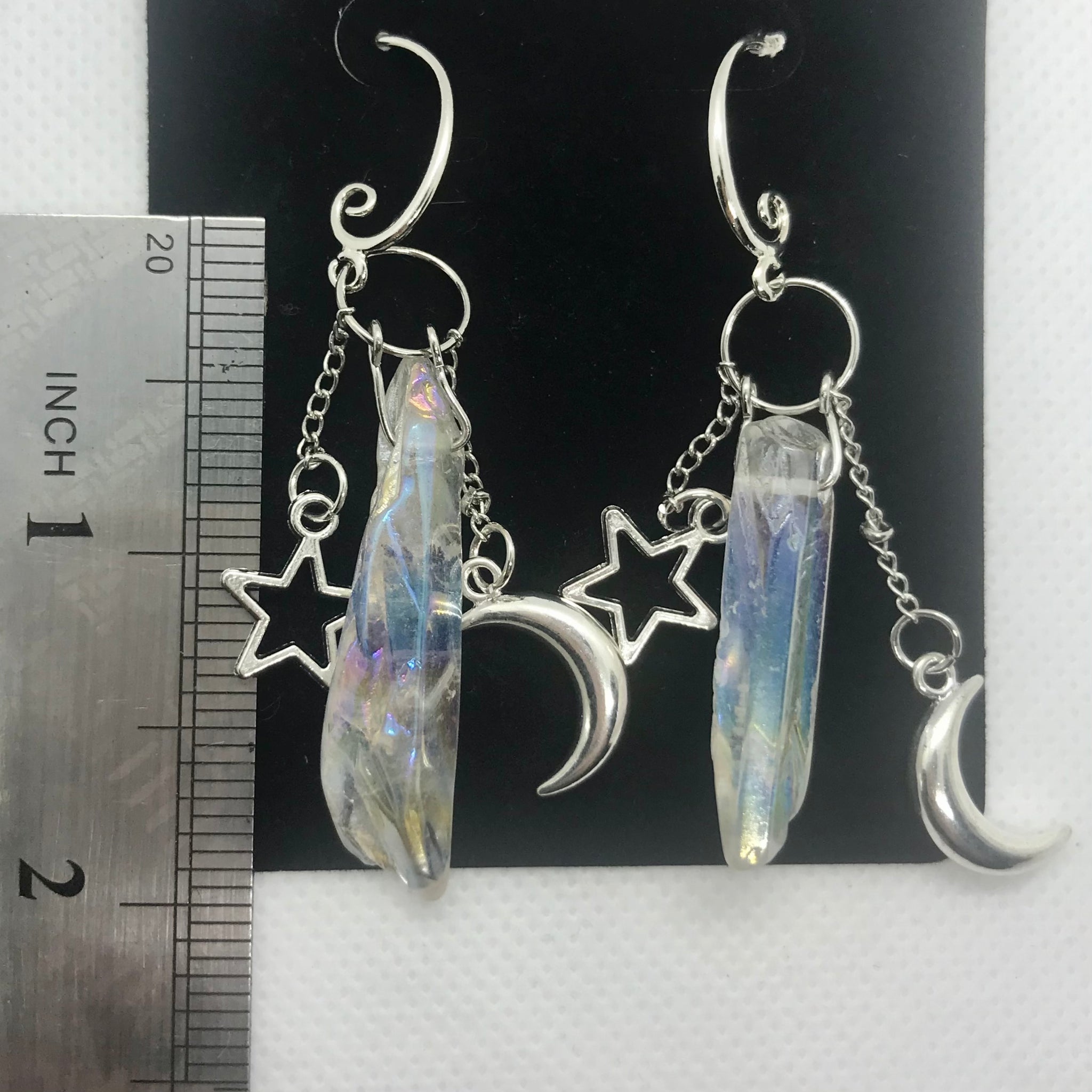 Aura Quartz Heavenly Earrings